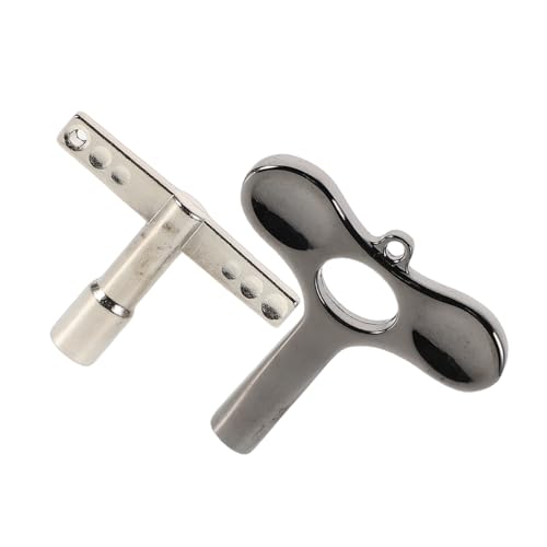 BESPORTBLE 2Pcs Metal Drum Tuner Keys Drum Key Hardware Accessories for Acoustic Electronic Drums Durable Tuning Tool for Snare Drum