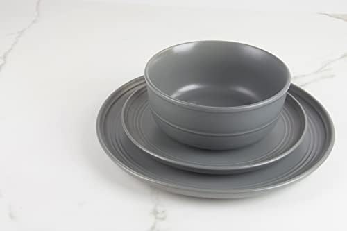 10 Strawberry Street Double Line Dinner Plate