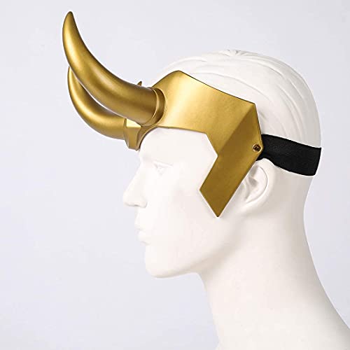 CAFELE Superhero Helmet Horns Cosplay, 2021 TV Superhero Series Movie Thor Ragnarok Crown Mask Halloween Costume Accessories
