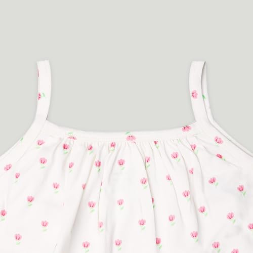 Image of Kidbea Girl's Floral Relaxed Fit Jhabla