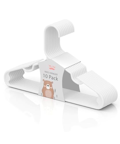 Image of Mr. Pen Plastic Kids Hangers - 10 Pack, Ideal for Nursery & Closet, Small Size