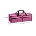CACTIYE Carrying Bag Compatible with Cricut Explore Air and Maker, Waterproof Tote Bag Compatible with Cricut Explore Air and Supplies (pink, 1+1)