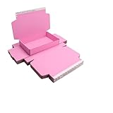 Pink Shipping Packaging L10.5xW6.3xH2 inch MEIANJU Hard Corrugated Cardboard Shipping Boxs Gift Wrap Box for Bridesmaid Proposal,Invitations, Wedding,Christmas,Anniversary