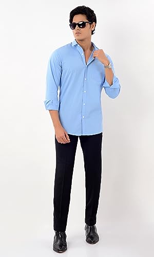 Image of Men's Solid Slim Fit Shirt