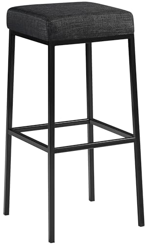 CLP Tabouret De Bar Montreal 85 en Tissu I Chaise Haute avec Assise Carrée Rembourrée I...