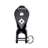 Zigco LLC SpinRx Mini Swivel Pulley for Drift Boats, Rafts, and Kayaks – Ultra Low Profile, Tangle-Free, 2:1 Anchor Lifting Advantage