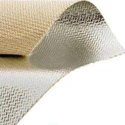 Wellproof Aluminized Glass cloth : 100 Meters Roll