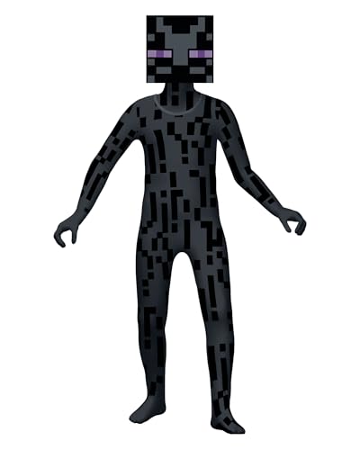 Gaifully Enderman Gaming-Kostüm für Jungen, Halloween-Kostüm, Party, Verkleidung, Outfit mit Maske für Kinder Gaifully Enderman Gaming-Kostüm für Jungen, Halloween-Kostüm, Party, Verkleidung, Outfit mit Maske für Kinder