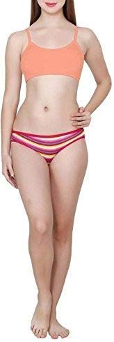 Image of Girls Cotton Lightly Padded, With Removable Pads Non-Wired Bralette Bra