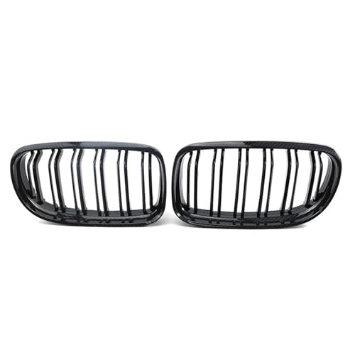 Parrilla de panal deportivo M-Color negro mate y brillo para BMW E90 E91 LCI