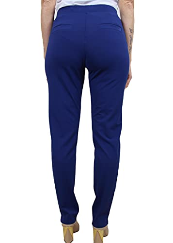 Carla Ferroni Pantalone Punto Milano Elasticizzato...