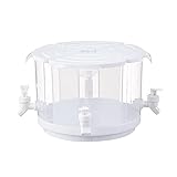 daiwei 5200 Ml Kaltwasser Kanne Haushalts Dose mit Wasserhahn Obst Tee Kanne Wasser Kocher KüHlwasser Eimer KüChe Trinkgeschirr Wasser Kocher Topf A