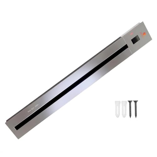 Image of Adjustable Plug-in Power Track | Electrical Movable Sliding Rail Socket Track | Wall Mounted Extension for Home, Office, Multiple Tabletop Outlets1 Year Warranty (Silver, 40cm)