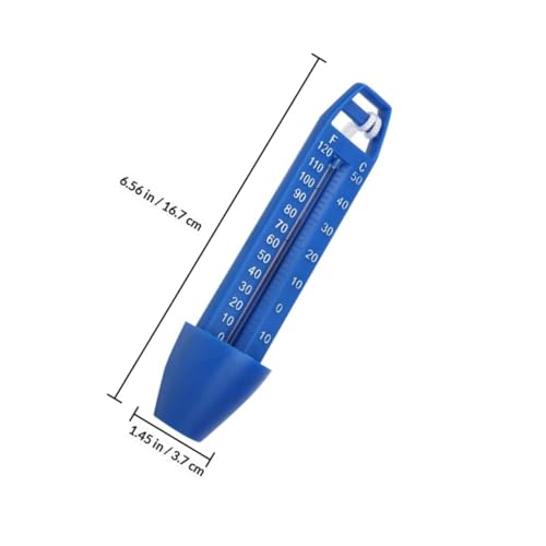 Beavorty プラ製浮き型水温計 スイミングプール浴槽用 吊り下げロープ付き 測定範囲0～50℃ 丈夫正確な水温測定に最適なプールアクセサリー 1個 [2]
