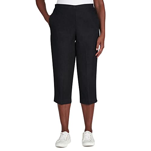 Alfred Dunner Women's Relaxed Denim Capri