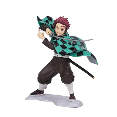 Image of Offo Anime Tanjiro Kamado White Base Action Figure| Lightweight and Attractive Durable Toy Figures for Home Decors Office Desk and Study Table