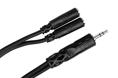 Hosa YMM-232 Cable divisor 3.5 mm TRS a dos 3.5 mm TRSF miniatura 2