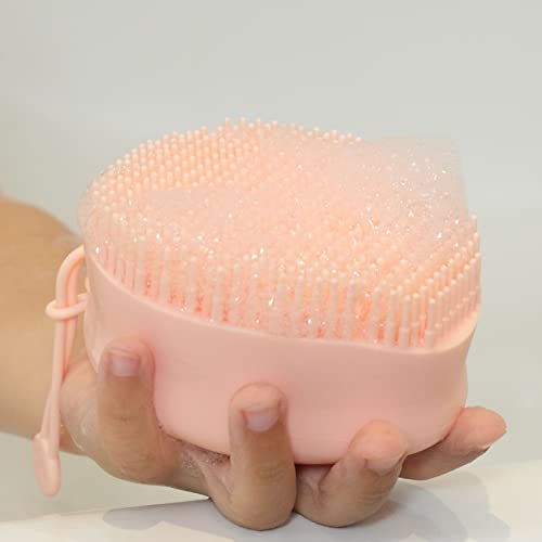 Éponge de bain pour laver le corps et les cheveux sans agresser la peau de bébé Pebbl