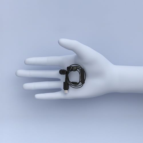 Image of Sony IER-EX15C Wired in Ear Type C Headphones, in-Line Remote for Volume & Mute Function with Mic, Tangle Free Serration Wire, Compatible with USB-C Devices, High Sound Quality (Pink)