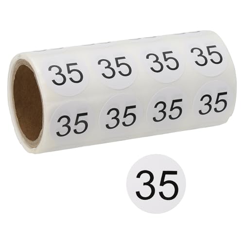 Autocollants Numérotés 35 PATIKIL pour Organiser Dossiers et Petits Objets