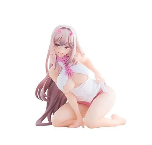 Image of Goddess of Victory: Nikke Viper Kneeling Pose Anime Figure | 12cm Anime Girl Collectible Figurine for Desk, Shelf, Car Dashboard & Display Decor | Premium Anime Gift for Nikke Fans