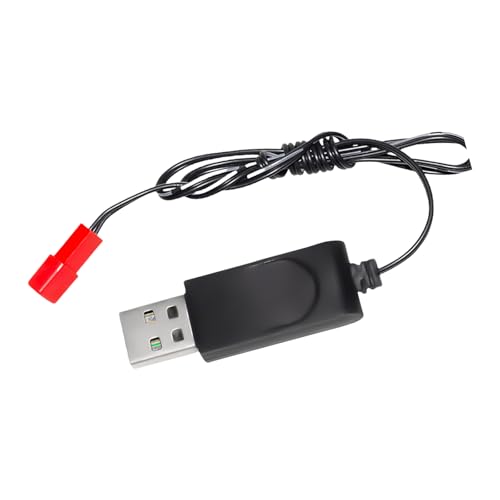 MEAKTSMI Cable de carga USB con conectores multitipo para 3 pilas de litio de 7 V, helicóptero remoto