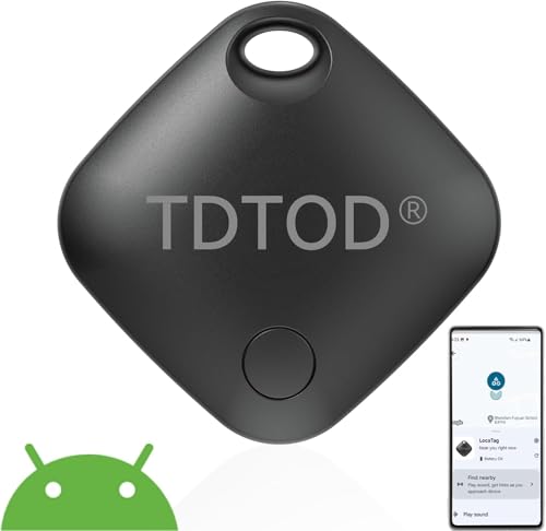 Airtag Android,Smart Tracker Tag Localizzatore GPS per Android Funziona con Google Dov'è App Bluetooth Tracker Compatibile con Trova dispositivo (Solo Android) per Chiavi/Bagagli