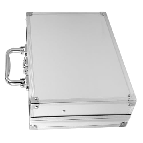 Handheld Aluminium Alloy Storage Case Multi-functional Tool Box for Crafts Travel Work Lightweight Spacious Design with Elegant Finish Artists and Mechanics