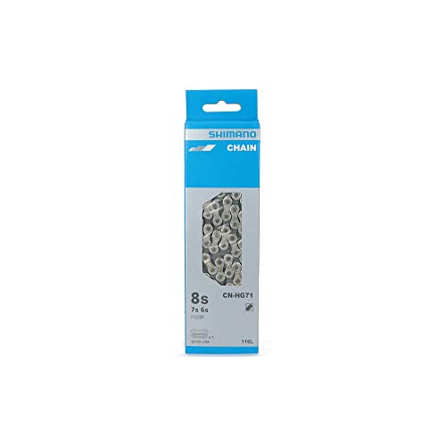 Shimano Fahrradkette CN-HG71, Silber, 116 Glieder, E-CNHG71C116Q
