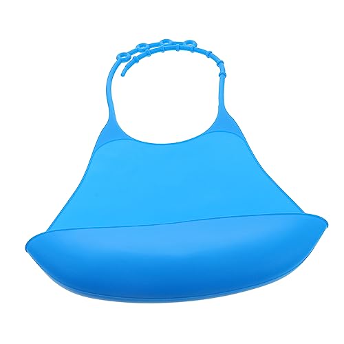 BCOATH Elderly Waterproof Bib for Men Women Large Silicone Apron Bib for Easy to Leak Proof