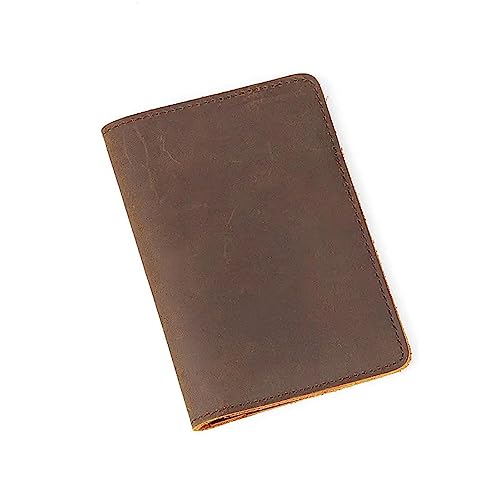 Étui de passeport minimaliste en cuir haute qualité 14x10cm porte-carte