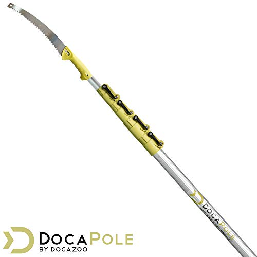DocaPole 6-24 Foot Pole Pruning Saw (Heavy Duty) // DocaPole Double-Duty Extension Pole