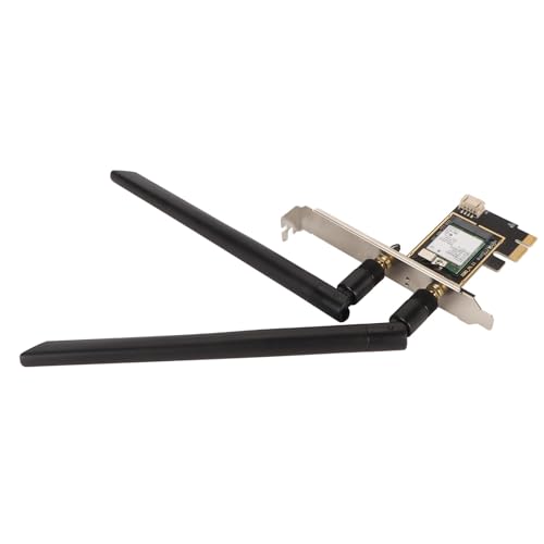 Tarjeta WiFi PCIe 3 Bandas 8774 Mbps Adaptador de Red Inalámbrico para PC 10 11, Fácil de Usar para Computadoras de Escritorio miniatura 4