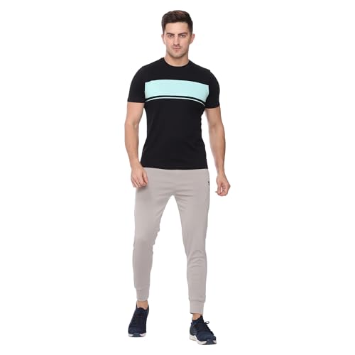 Image of MARK LOUIIS Regular Fit Super Stretchable Track Pants for Men | Gym, Running & Casual Wear | Elastic Waistband with Side Pockets