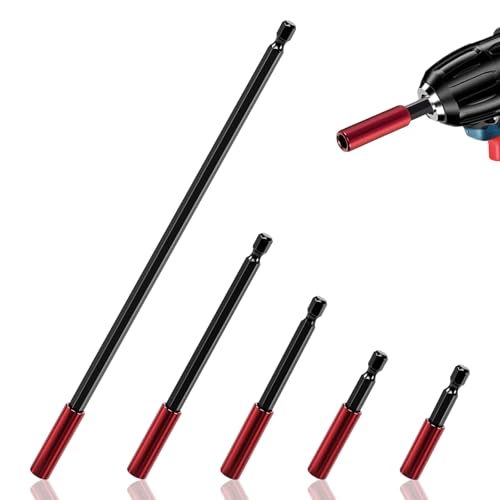 4er-Set Magnetische Bithalter-Verlängerungen – 60/75/100/150 Mm, 1/4 Zoll