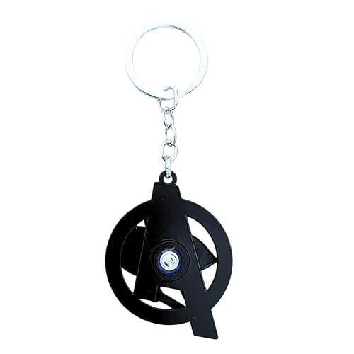 Image of Marvel Keychain deadpool keychain rotating spinning Avengers Keychains metal | Avenger Keychain marvel | avengers keyChain Avengers trend | marvel key chain | KEYCHAIN FOR MEN BIKE