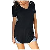 ♛♛Match: Perfekt zu Jeans oder Leggings im Frühling, Sommer, Herbst oder Winter. Geeignet für einen lässigen Alltagslook und alle Gelegenheiten, insbesondere für Büro, Partys, Clubbing und Dating. Sie würden Komplimente bekommen, wenn Sie dieses Hemd tragen.