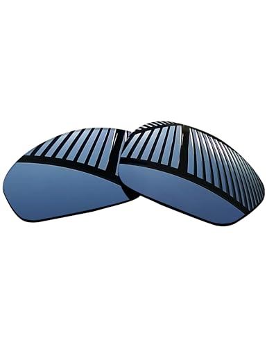Image of 4 Pairs Replacement Lenses for Oakley Straight Jacket 2007 Sunglasses - Solid Black+Titanium+Ice Blue+Fire Red