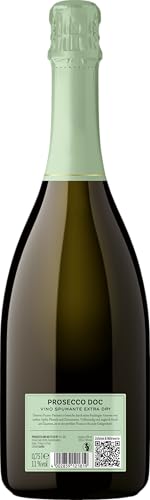 Doppio Passo Prosecco DOC Extra Dry - Prosecco from Italy (1 x 0,75l)