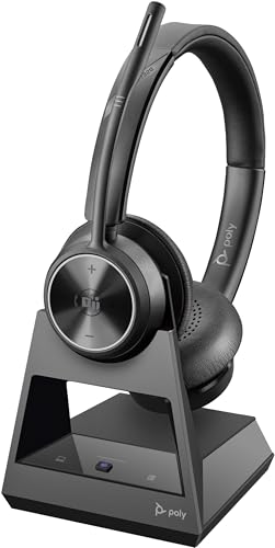 Poly Savi 7320M DECT diadema inalámbrica USB-C para Teams en oficina