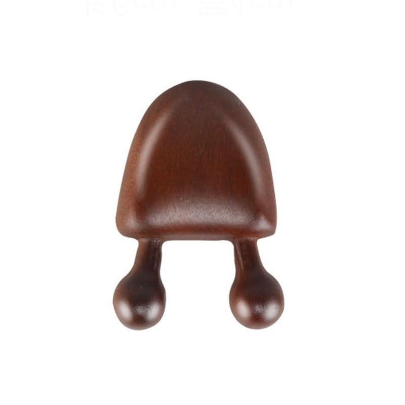 Masajeador de cuero cabelludo de mano Gua Sha, peine de dientes anchos, peine de masaje 100% natural y peine de sándalo, pequeña herramienta de