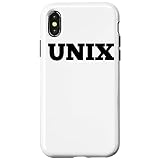 iPhone X/XS Unix - オペレーティングシステム Unix Lover スマホケース