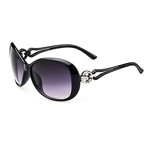 Idomeo Women Fashion Oval Shape UV400 Framed Sunglasses