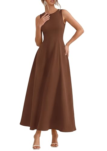 PRETTYGARDEN Women's Maxi Dress Summer Wedding Guest 2026 Spring A