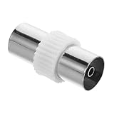 VILLCASE テレビアンテナアダプターカプラ延長ケーブル鉄プラスチック構造ユニバーサルテレビアンテナインターフェース