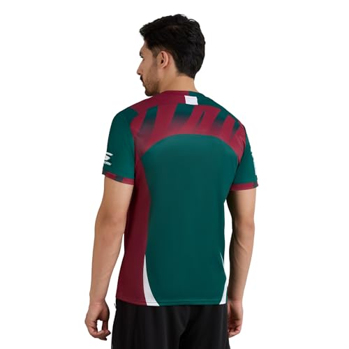 Image of Skechers Men MOHUN Bagan Home Replica Maroon Green Jersey