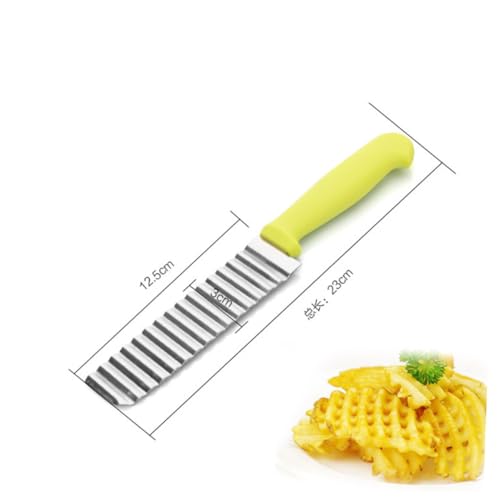 Cortador de papas ondulado de acero inoxidable SOLUSTRE miniatura 2