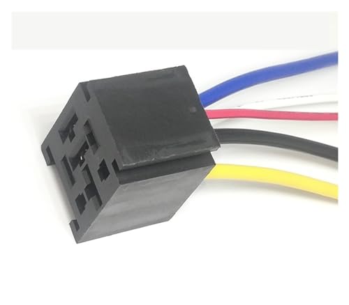 Zócalo de relé V7 de 5 pines con cable reforzado para alta corriente 70A/80A