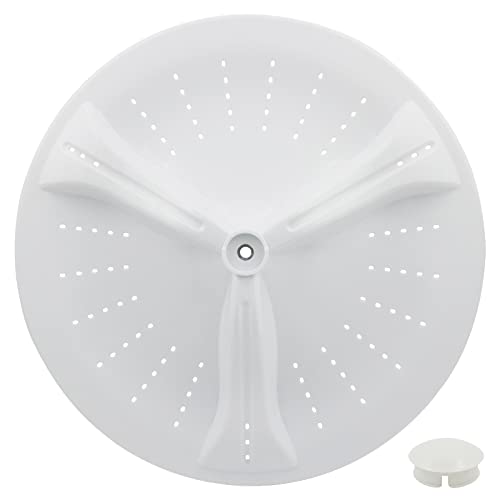 W10902814 Washplate With Cap Replacement for Maytag Washer Plate Parts and Whirlpool Washer Washplate MVWB835DW MVWB855DC MVWB855DW MVWX655DW MVWX655DW0 MVWX655DW1 MVWX655DW2