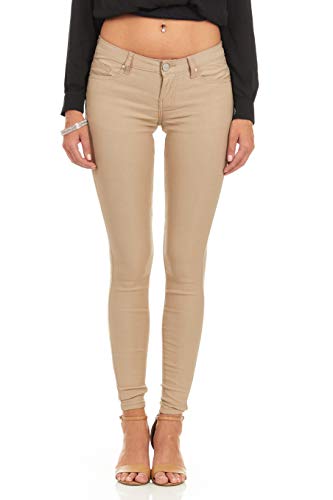 Comfy Skinny Jeans, Amber Khaki, 16 
